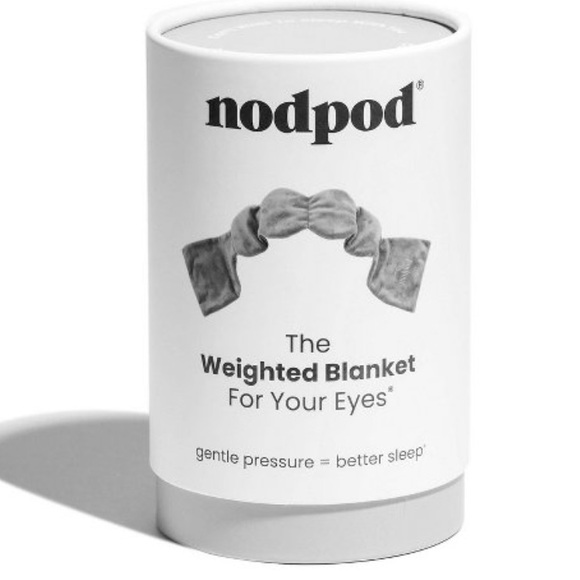 NODPOD NWT weighted blanket for your eyes sleep mask -elephant gray - Picture 1 of 10